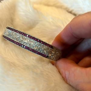 Vintage RPG Art Deco Pave Diamond Bracelet